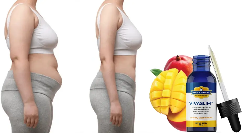 VivaSlim one bottle with weight loss image